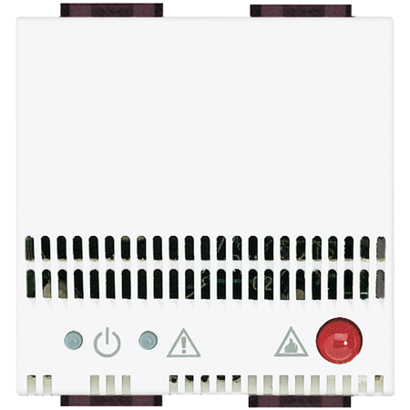 N4520 Повторитель сигналов для детекторов газа со световой и звуковой сигнализацией (85дБ), 6А актив. и 2А индуктив. нагрузки, 2 модуля Bticino фото